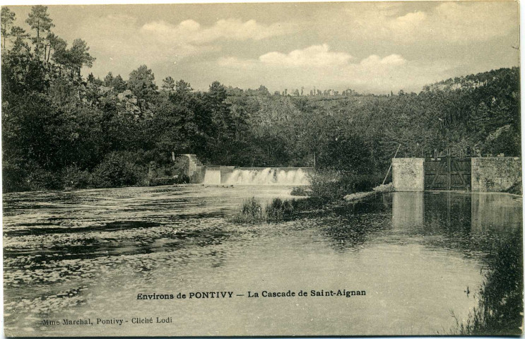 Environs de Pontivy. La Cascade de Saint-Aignan / Cliché Lodi.
PontivyVeuve Marchal[ca 1907 ]
 