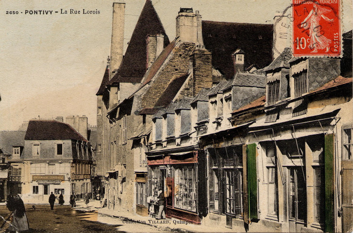 Pontivy. La Rue Lorois.
QuimperVillard[1909 ? ]
 