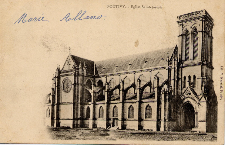 Pontivy. Eglise Saint-Joseph.
PontivyVeuve Marchal[ca 1900 ]
 