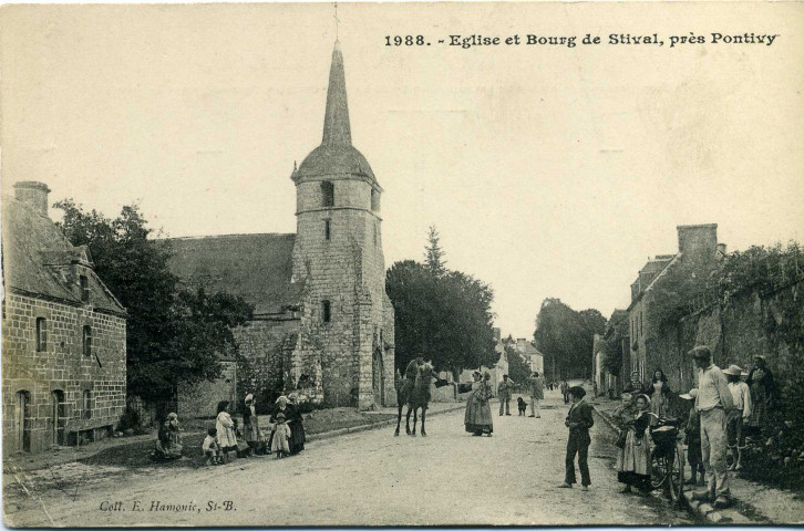 Eglise et Bourg de Stival, près Pontivy.
St BrieucHamonic[ca 1915 ]
1988