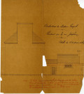 Constructions de Madame Longuet : élévation sur la rue Joséphine / 1 plan : calque, échelle 1:100e ; 22 x 25cm.