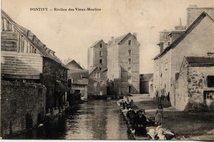 Pontivy. Rivière des Vieux-Moulins.
PontivyLe Cunff[1916 ? ]
 