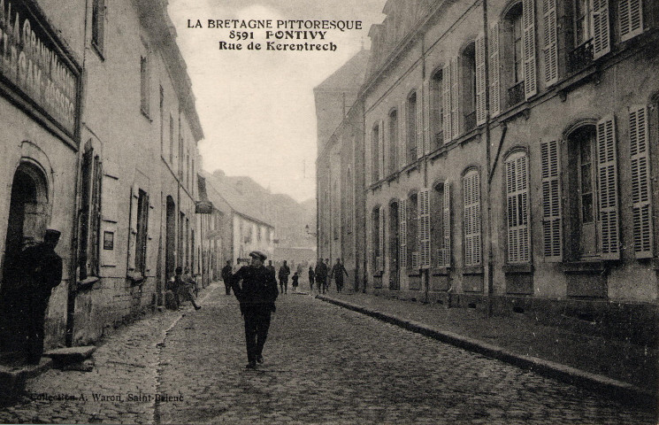 Pontivy. Rue de Kerentrech.
Saint-BrieucWaron[ca 1910 ]
La Bretagne pittoresque ; 8591