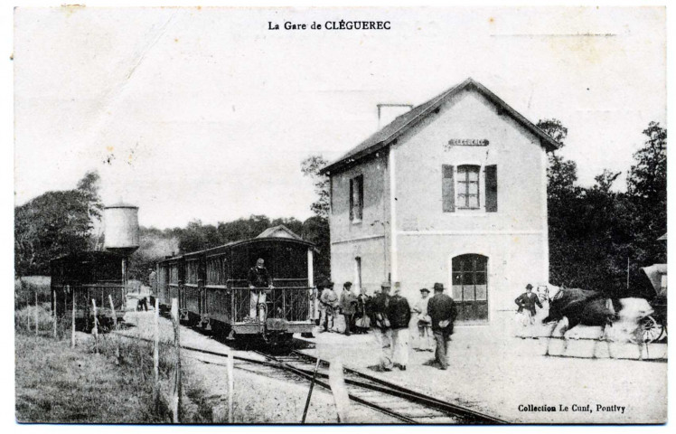 La Gare de Cléguerec.
PontivyLe Cunff[1912 ? ]
 