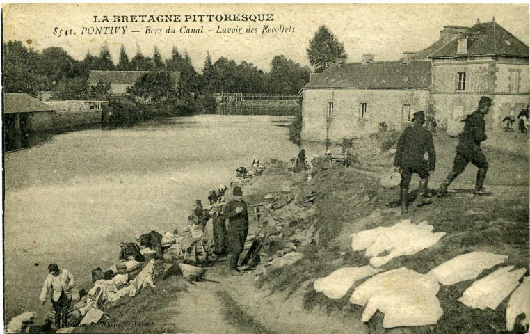 Pontivy : Bors [sic] du canal. Lavoir des Récollets.
Saint-BrieucWaron[1915]-[1925]
La Bretagne pittoresque ; 8541