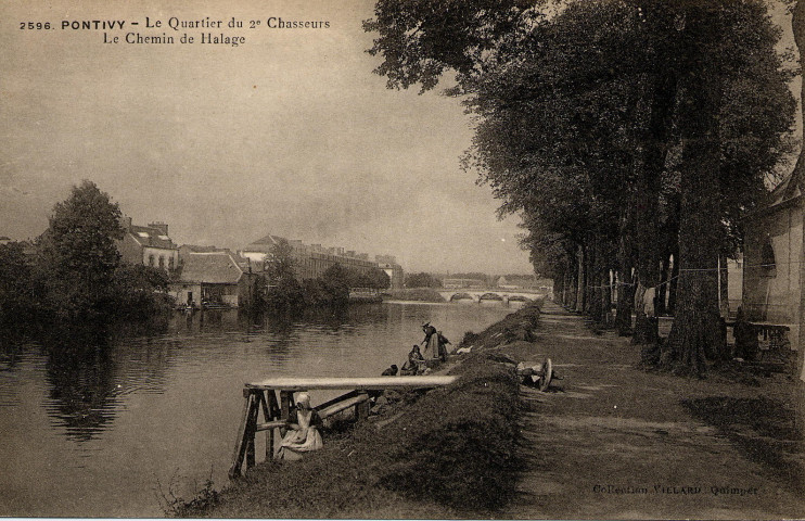 Pontivy. Le Quartier du 2e chasseurs. Le Chemin de Halage.
QuimperVillard[ca 1910 ]
2596
