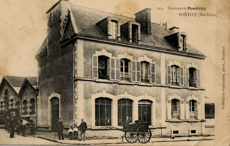 Carrosserie Rosetzky. Pontivy (Morbihan) / cliché Guéranne.
PontivyGuéranne[ca 1920]