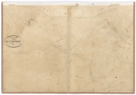 Section H dite de S[ain]te Tréphine, 1e feuille du n°1er au n°241 ; 1 plan : papier, lavis, coul., échelle 1:2000 ; 70 x 103 cm.