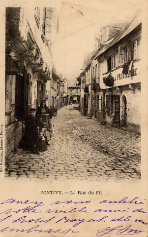 Pontivy. La Rue du Fil.
PontivyVeuve Marchal[1902 ? ]
 