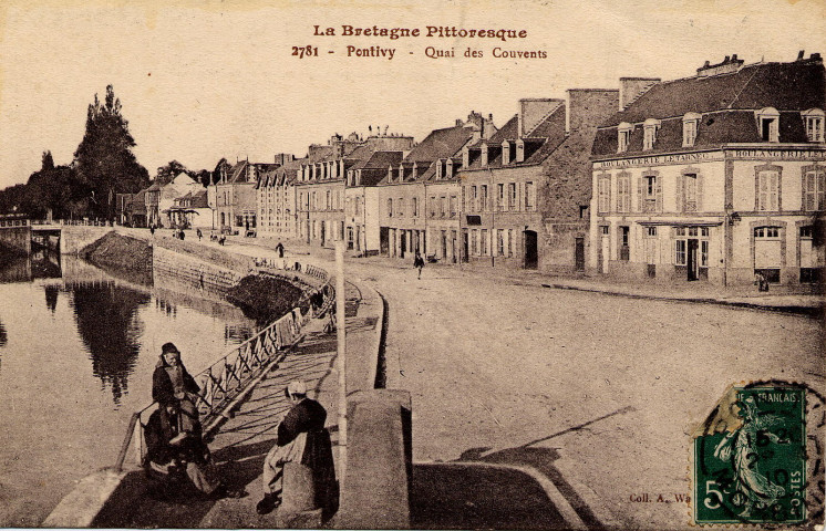 Pontivy. Quai des Couvents.
Saint-BrieucWaron[1910 ? ]
La Bretagne pittoresque ; 2781
