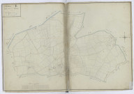 Section E dite de S[ain]t Niel, 1e subdivision depuis le n°1er jusqu'à 337. - 1 plan : papier, lavis, coul., échelle 1:2500 ; 69 x 99 cm.