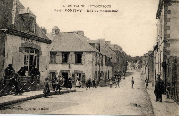 Pontivy. Rue de Malguénac.
Saint-BrieucWaron[ca 1910 ]
La Bretagne pittoresque ; 8503