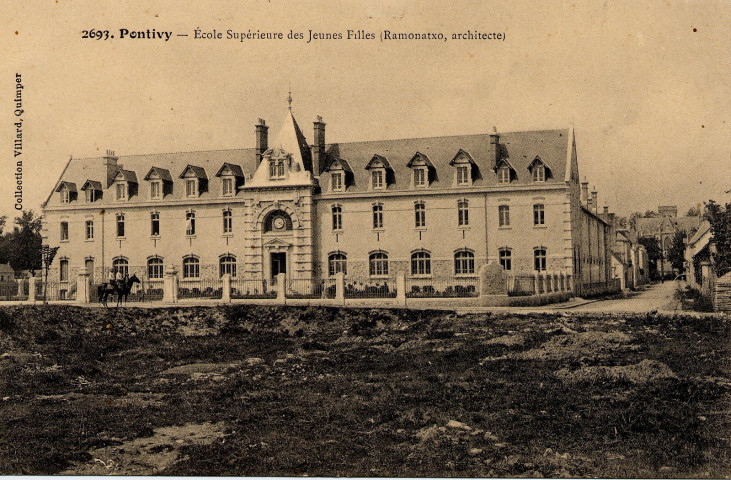 Pontivy. Ecole Supérieure des Jeunes Filles (Ramonatxo, architecte).
QuimperVillard[ca 1910 ]
2693