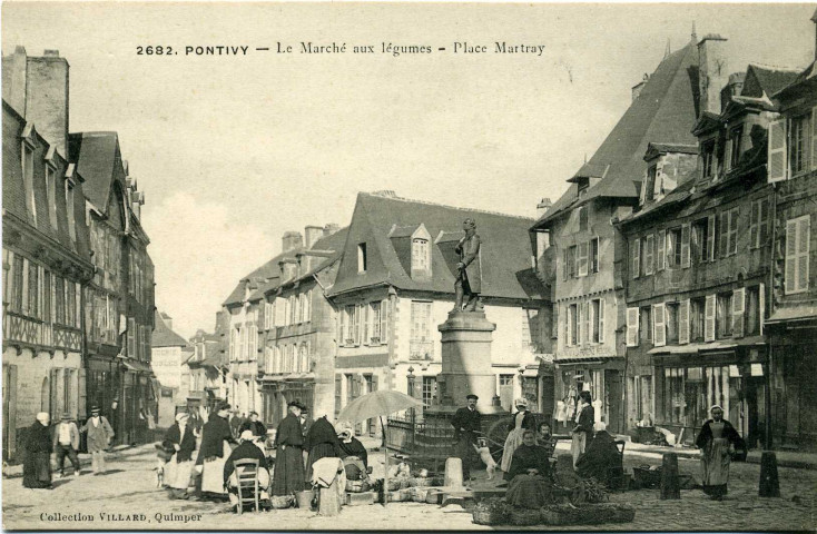 Pontivy : le marché aux légumes. Place Martray.
QuimperVillard[1901]-[1910]
; 2682
