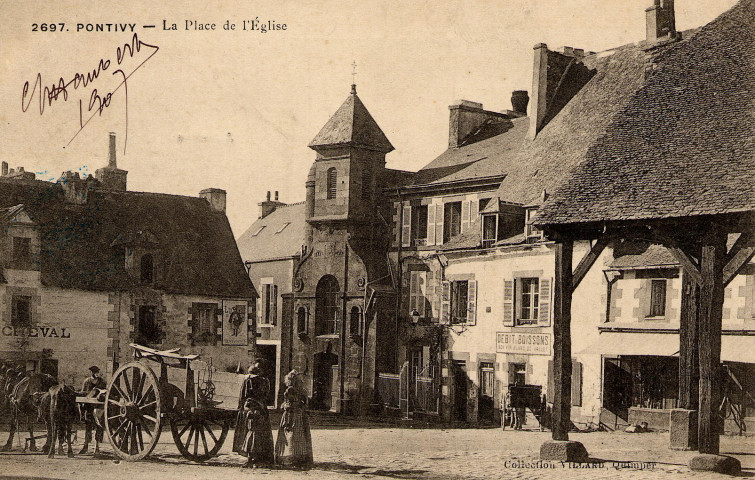 Pontivy. La Place de l'Eglise.
QuimperVillard[ca 1910 ]
2697