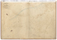 Section A dite de Stival 1ere feuille du n°1er au n°277. - 1plan : papier, lavis, coul., échelle 1:2000 ; 70x103cm.