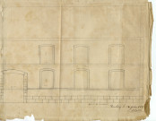 Modifications du plan de la maison.&nbsp;/ Pontivy 1887.- 1 plan, papier&nbsp;; 37 x 30,5cm.