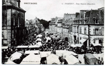 Bretagne. Pontivy. Rue Neuve (Marché). 1 PontivyGuéranne[ca 1910 ]