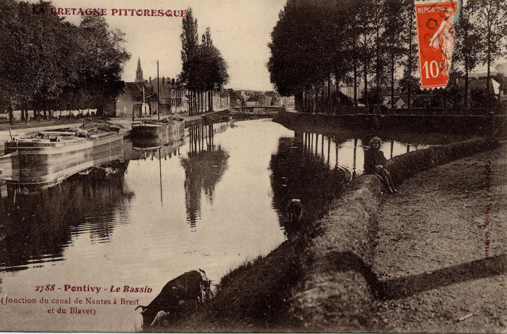 Pontivy. Le Bassin (Jonction du canal de Nantes à Brest et du Blavet).
Saint-BrieucWaron[ca 1915 ]
La Bretagne pittoresque ; 2788