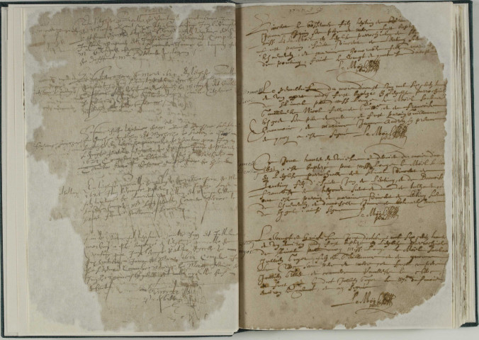 Baptêmes, mariages, sépultures, 24 août 1624 au 5 janvier 1656