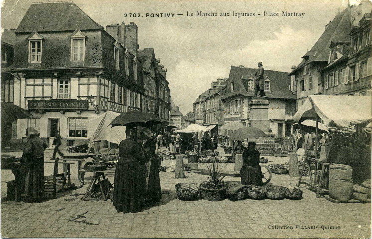 Pontivy : le marché aux légumes. place Martray.
QuimperVillard[1901]-[1910]
; 2702