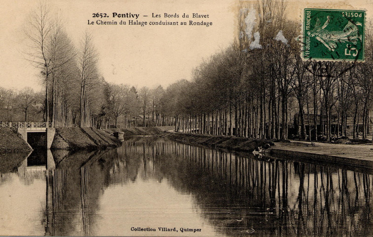 Pontivy. Les Bords du Blavet. Le Chemin du Halage conduisant au Rondage.
QuimperVillard[1911 ? ]
2652