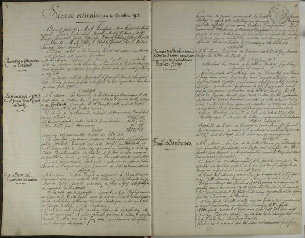 4 octobre 1913 au 2 décembre 1922