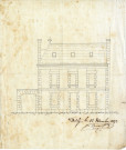 Maison Renaud : élévation / Dessin Renaud Fils.-Pontivy 1885.- 1 plan papier ; 21 x 25cm.