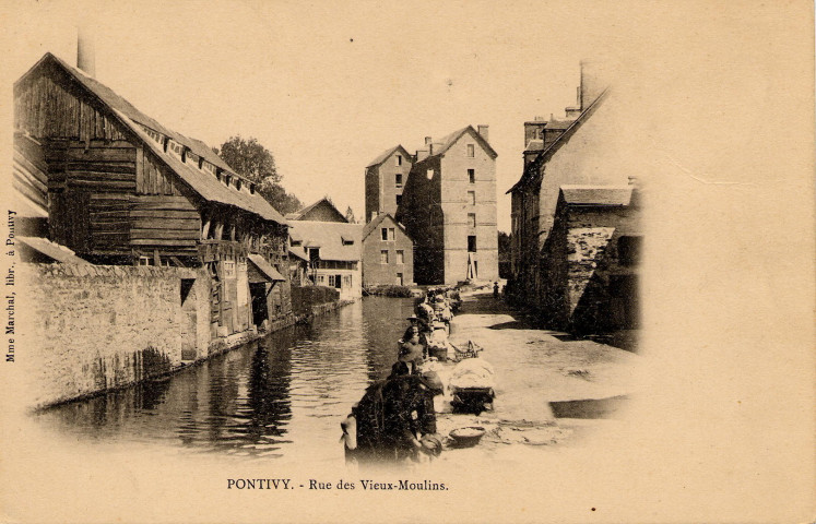 Pontivy. Rue des Vieux Moulins.
PontivyVeuve Marchal[ca 1905 ]
 
