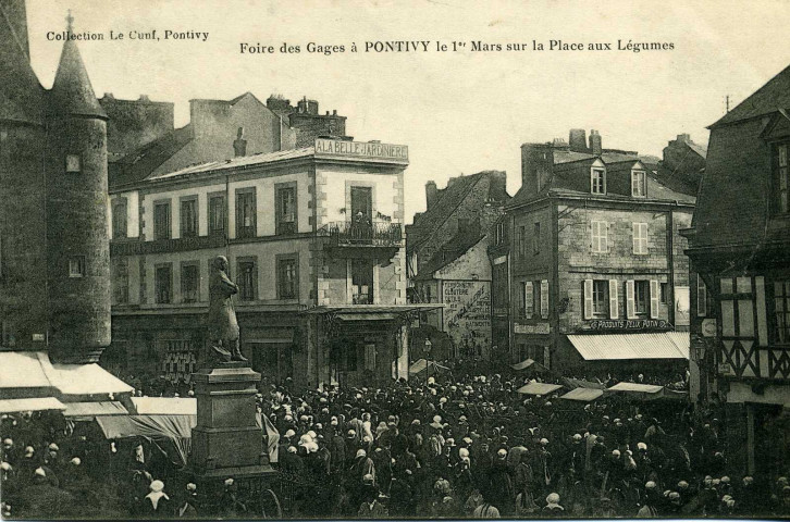 Foire des Gages à Pontivy le 1er Mars sur la Place aux Légumes.
PontivyLe Cunf1914