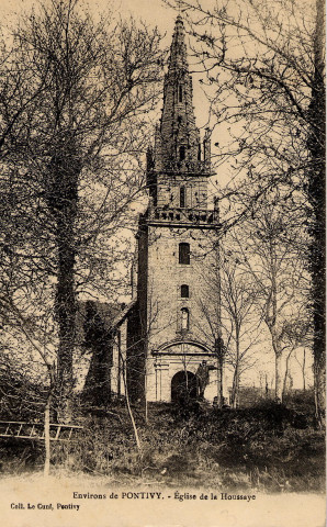 Environs de Pontivy. Eglise de la Houssaye.
PontivyLe Cunff[entre 1910 et 1925 ]
 