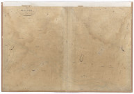 Section I dite de la ville, 1e feuille du n°1er au n°568 ; 1 plan : papier, lavis, coul., échelle 1:1000 ; 70 x 103 cm.