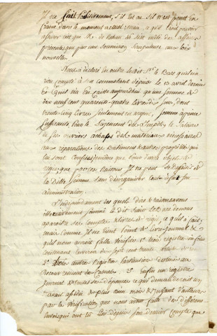 Inventaire et saisie recettes, juin 1791- 18 octobre 1794