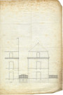 Elevation d'un bâtiment de M. Cocary / 1 plan : toile ; 21 x 31cm.