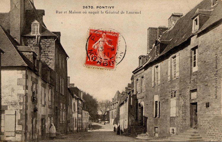 Pontivy. Rue et Maison où naquit le Général de Lourmel.
QuimperVillard[1911 ? ]
2670