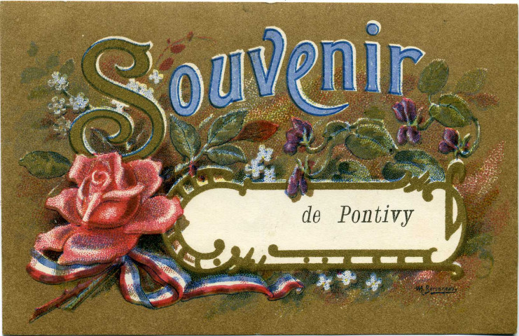 Souvenir de Pontivy / dessin de M. Beronneau.
BordeauxJ. Bière[1911]-[1920]