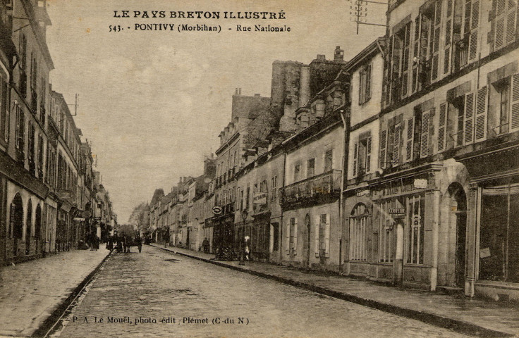 Pontivy (Morbihan) . Rue Nationale.
PlémetLe Mouël[ca 1905 ]
Le Pays breton illustré ; 543