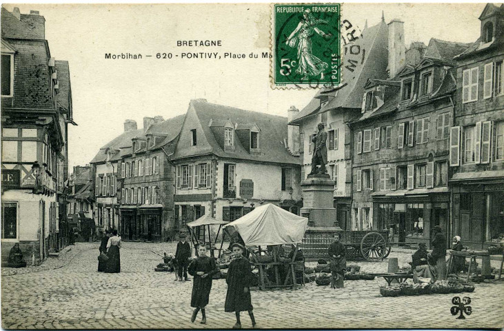 Morbihan : Pontivy. Place du M[artray].
[S.l.][s.n.]1912
Bretagne ; 620