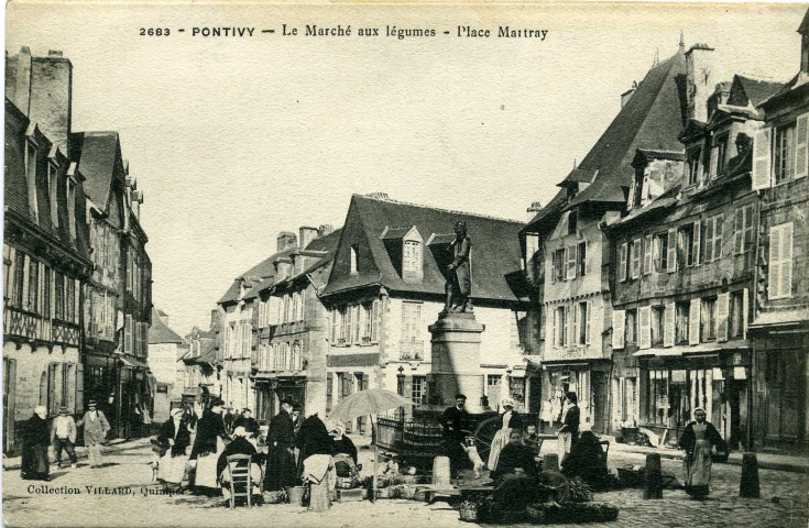 Pontivy : le marché aux légumes. Place Martray.
QuimerVillard[1901]-[1910]
; 2683
