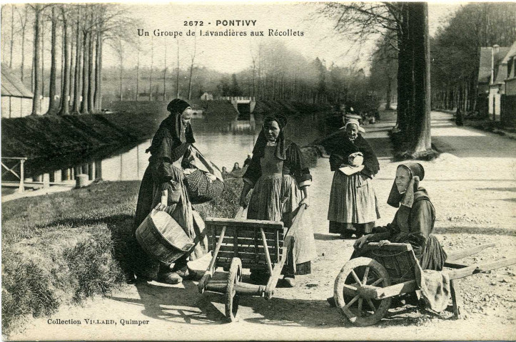 Pontivy : un groupe de lavandières aux Récollets.
QuimperVillard[1901]-[1910]
; 2672