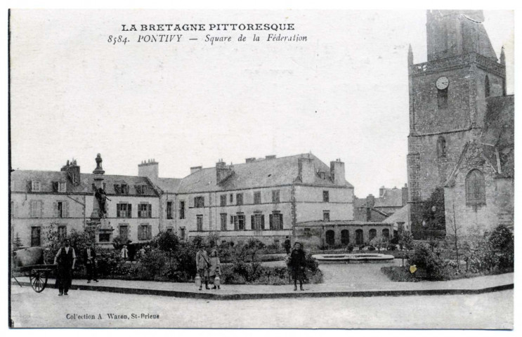 Pontivy. Square de la Fédération.
St BrieucWaron[ca 1920 ]
La Bretagne pittoresque ; 8584