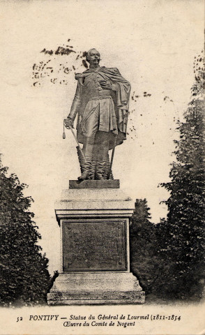 Pontivy. Statue du Général de Lourmel (1814-1854) : oeuvre du Comte de Nogent.
NantesArtaud et Nozais[1917 ? ]
52