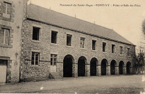 Pensionnat des Saint-Anges. Pontivy. Préau et salle des fêtes PontivyGuéranne1915