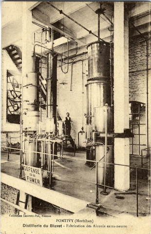 Pontivy (Morbihan). Distillerie du Blavet : fabrication des alcools extra-neutre. - Rennes : Laurent-nel, [ca 1922]