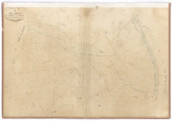 Section A dite de Stival 2e feuille du n°277 au n°639. - 1 plan : papier, lavis, coul., échelle 1:2000 ; 70 x 103 cm