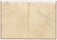 Section H dite de S[ain]te Tréphine, 3e feuille du n°374 au n°509; 1 plan : papier, lavis, coul., échelle 1:2000 ; 70 x 103 cm.