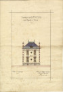 Propriété de Me veuve Duclos, rue Marengo à Pontivy : élévation/ dessin de Balley architecte.- Pontivy, 1902. 1 plan : papier, échelle 1:100e ; 29,5 x 41,5cm