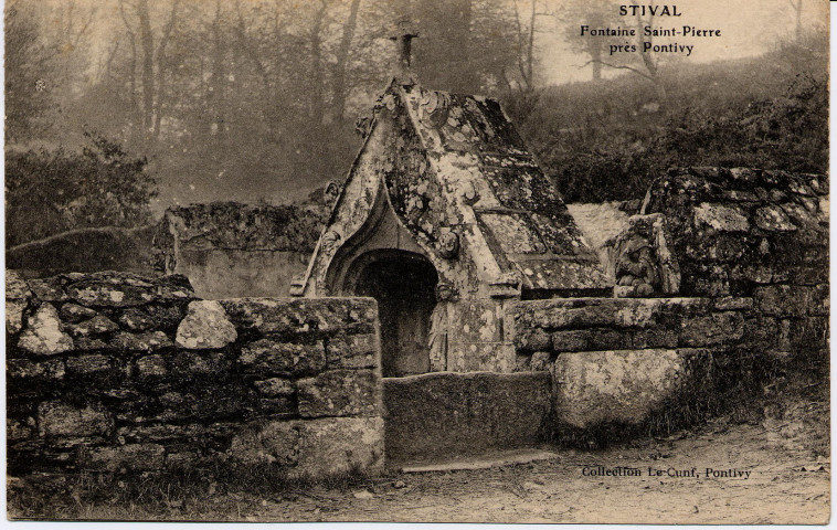 Stival. Fontaine Saint-Pierre près Pontivy.
PontivyLe Cunff[ca 1920 ]
 