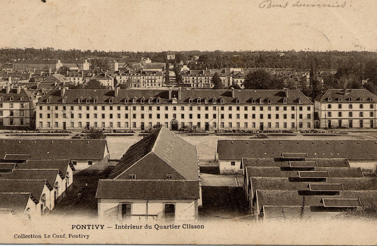 Pontivy. Intérieur du Quartier Clisson.
PontivyLe Cunf[1903 ? ]
 