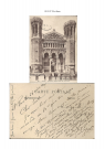 24 août 1915 Carte postale de Saint Fons [la façade de Notre Dame de Fourvière à Lyon] 